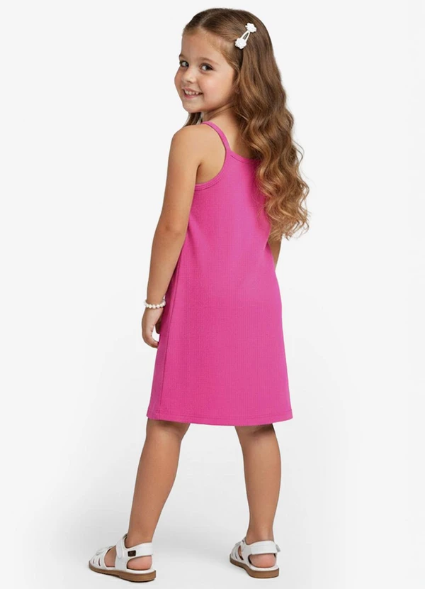 Select - Vestido Infantil com Alças Rosa 2