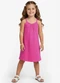Select - Vestido Infantil com Alças Rosa - variação: Rosa