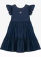 Trick Nick - Vestido Infantil com Babados Azul - variação: Azul