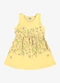 Rovi Kids - Vestido Infantil com Estampa Floral Verde - variação: Amarelo