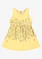 Rovi Kids - Vestido Infantil com Estampa Floral Verde - variação: Amarelo