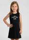 Select - Vestido Infantil com Estampa Localizada Preto - variação: Preto