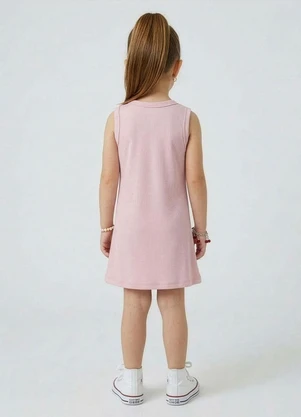 Select - Vestido Infantil com Estampa Localizada Rosa - SELECT