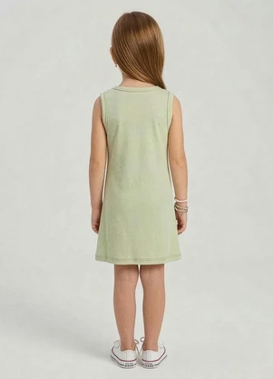 Select - Vestido Infantil com Estampa Localizada Verde - SELECT