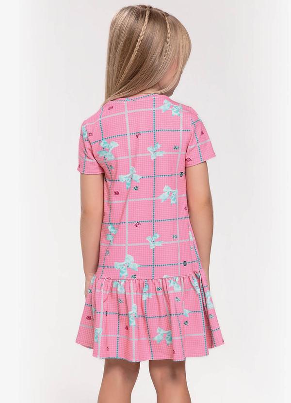 Trick Nick - Vestido Infantil com Estampa Rosa 2