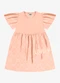 Rovi Kids - Vestido Infantil com Estampa Bege - variação: Rosa