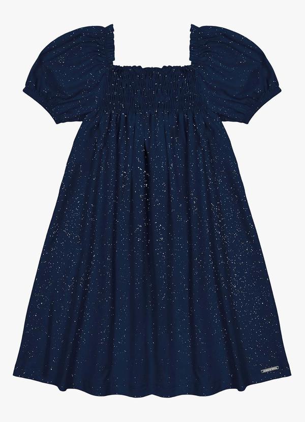 Trick Nick - Vestido Infantil com Glitter Azul