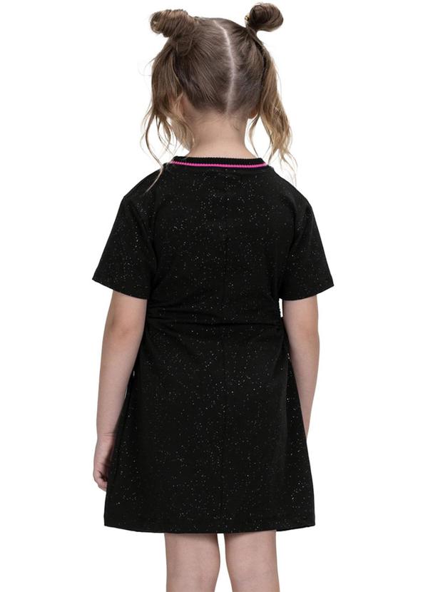 Trick Nick - Vestido Infantil com Glitter Preto 2