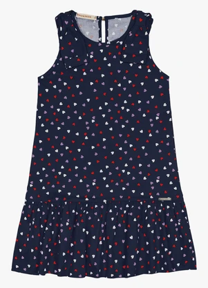 Trick Nick - Vestido Infantil com Laço Azul - TRICK NICK