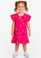 Select - Vestido Infantil com Manga Godê Azul - variação: Rosa