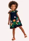Nanai - Vestido Infantil com Ponto Concha Azul Marinho - variação: Azul Marinho