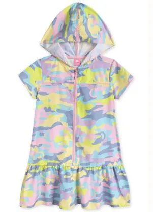 Lilica Ripilica - Vestido Infantil com Repelência a Insetos Rosa - LILICA RIPILICA