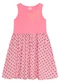 Duduka - Vestido Infantil com Saia Vermelha - variação: Rosa