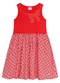 Duduka - Vestido Infantil com Saia Vermelha - variação: Vermelha