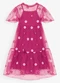 Trick Nick - Vestido Infantil com Sobreposição Branco - variação: Rosa