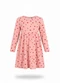 Duduka - Vestido Infantil Coração Bege - variação: Rosa