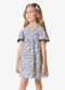 Rovi Kids - Vestido Infantil Cotton com Pompom Rosa - variação: Bege