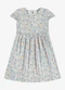 Rovi Kids - Vestido Infantil Cotton Estampa Floral Azul - variação: Azul