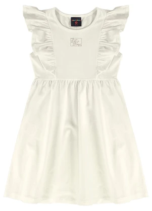 Guloseima - Vestido Infantil Cotton Glitter Branco - GULOSEIMA