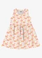 Rovi Kids - Vestido Infantil Cotton Leve Estampado Bege - variação: Bege