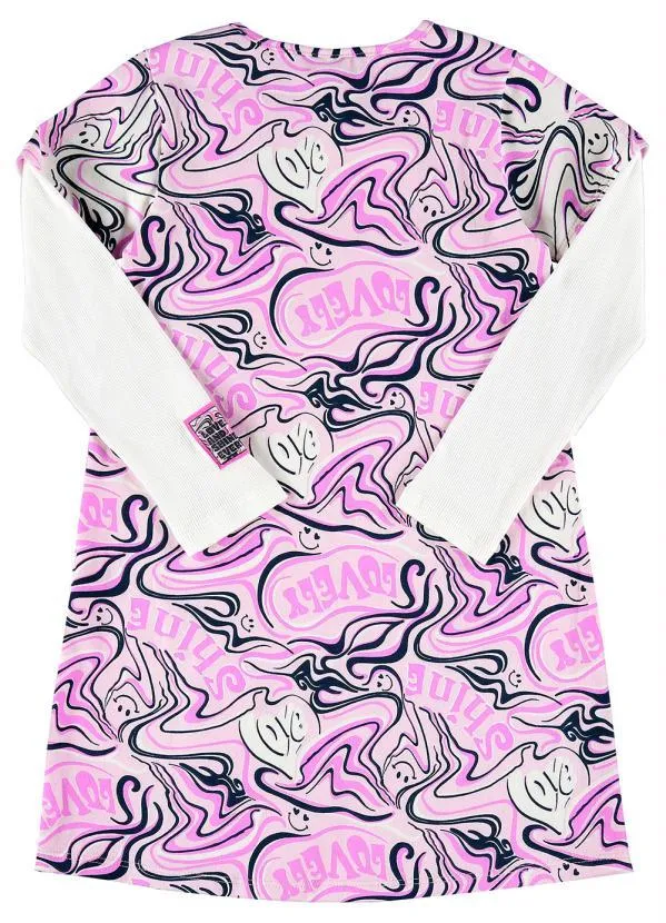 Quimby - Vestido Infantil Cotton Rosa 2