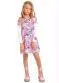 Quimby - Vestido Infantil Cotton Rosa - variação: Rosa
