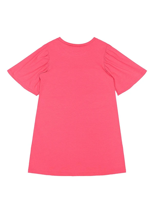 Quimby - Vestido Infantil Cotton Unicórnio Rosa 3