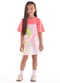 Quimby - Vestido Infantil Cotton Unicórnio Rosa - variação: Rosa