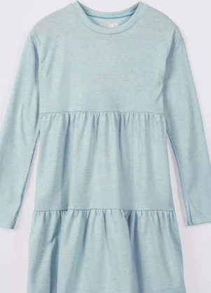 Bugbee - Vestido Infantil Curto Azul - BUGBEE