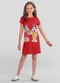 Brandili - Vestido Infantil da Turma da Mônica Vermelho - variação: Vermelho