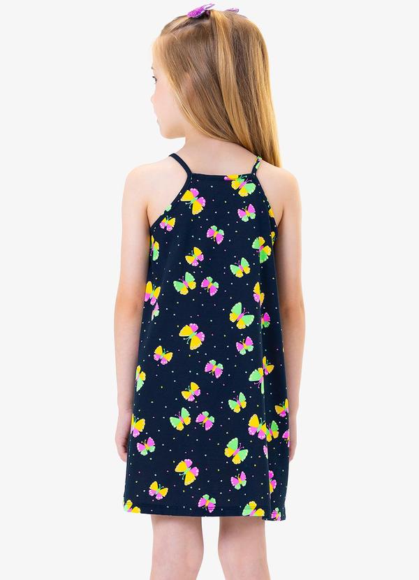 Rovi Kids - Vestido Infantil de Alça Azul 2