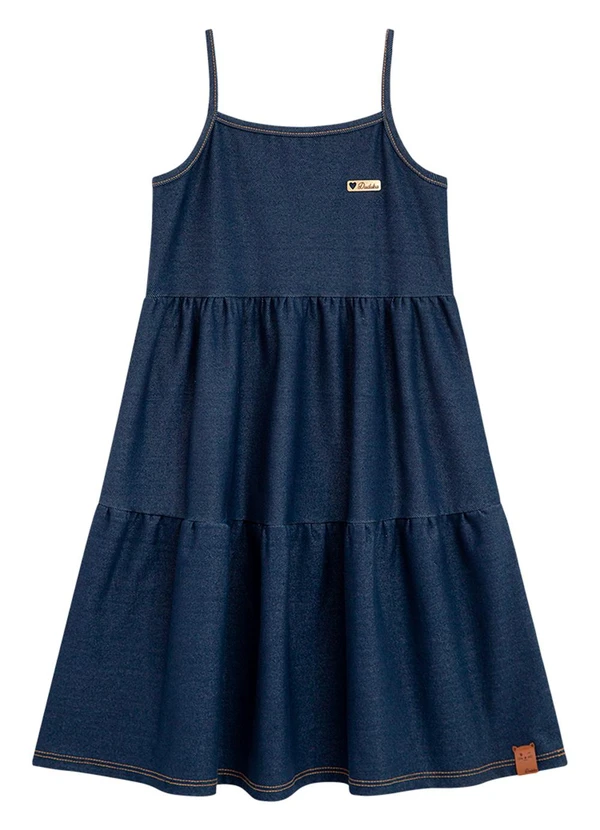 Duduka - Vestido Infantil Duas Marias Azul 2