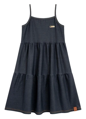 Duduka - Vestido Infantil Duas Marias Preto - DUDUKA