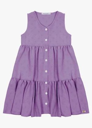 Trick Nick - Vestido Infantil em Air Flow Roxo - TRICK NICK