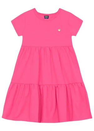 Vestido Infantil em Algodão Bee Loop Rosa - BEE LOOP