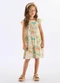 Up Baby - Vestido Infantil em Algodão Flamê Bege - variação: Bege