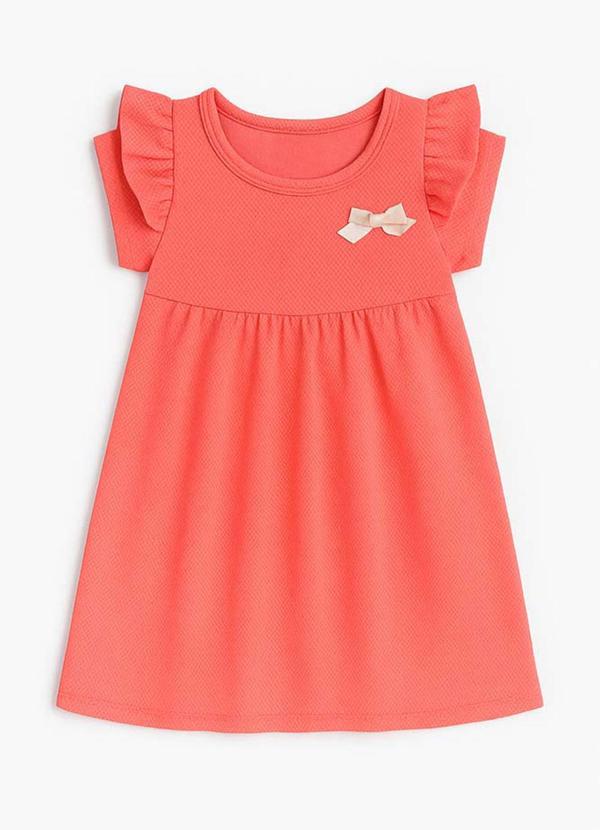 Marlan - Vestido Infantil em Cotton Bee Honey Rosa 1