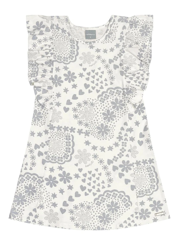 Quimby - Vestido Infantil em Cotton Bege 2