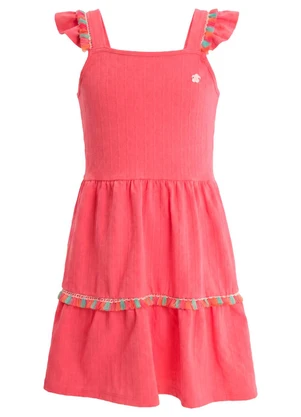 Brandili - Vestido Infantil em Cotton com Bordado - BRANDILI