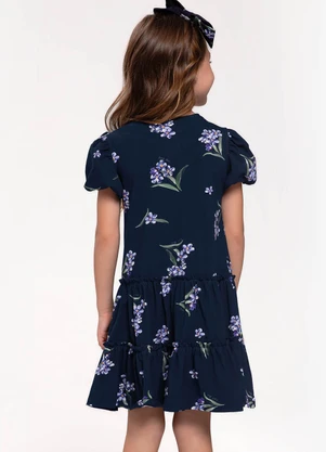Trick Nick - Vestido Infantil em Cotton Leve Azul - TRICK NICK