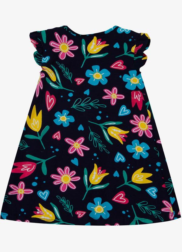 Select - Vestido Infantil em Cotton Leve Azul 4