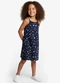 Select - Vestido Infantil em Cotton Leve Rotativo Azul - variação: Azul