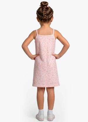 Select - Vestido Infantil em Cotton Leve Rotativo Rosa - SELECT
