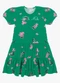 Trick Nick - Vestido Infantil em Cotton Leve Rosa - variação: Verde
