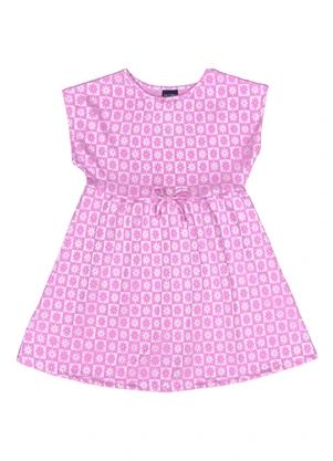 Guloseima - Vestido Infantil em Jacquard Roxo - GULOSEIMA