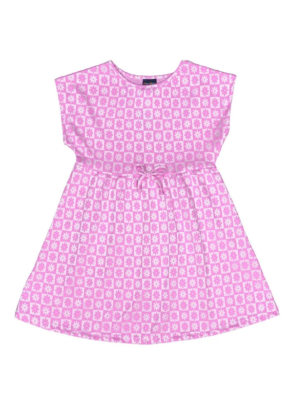 Guloseima - Vestido Infantil em Jacquard Roxo