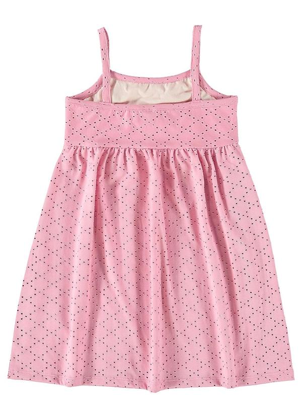Bee Loop - Vestido Infantil em Laise Rosa 2