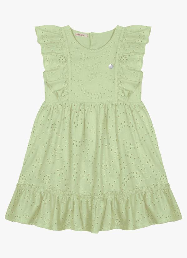Trick Nick - Vestido Infantil em Laise Verde