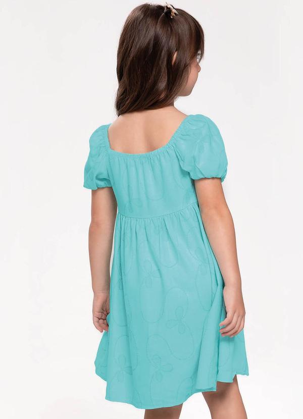 Trick Nick - Vestido Infantil em Linho Azul 2