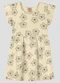 Kely Kety - Vestido Infantil em Malha Estampada Amarelo - variação: Bege
